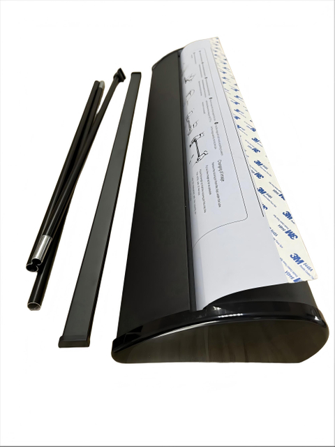 Black Wide Base Roll Up Stand