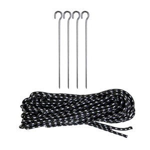 Aluminum Tent Steel Peg and Rope