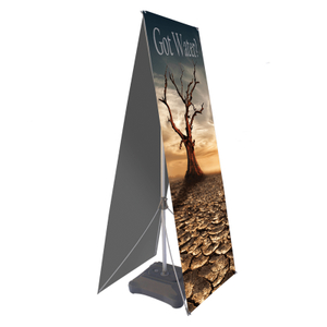 X Banner Stand with Water Tank VB-WD