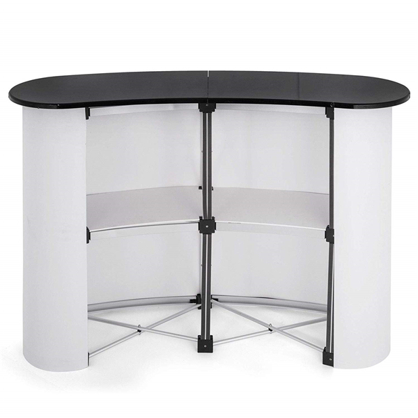 Aluminum Curved Pop Up Counter Table PC-F